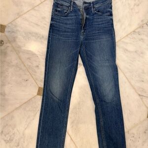 MOTHER Mid Rise Dazzler Ankle